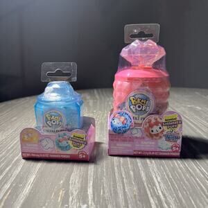 Pikmi Pops Surprise Cheeki Puffs Scented Shimmer Puff 2 Surprises Perfume 2 Lot!